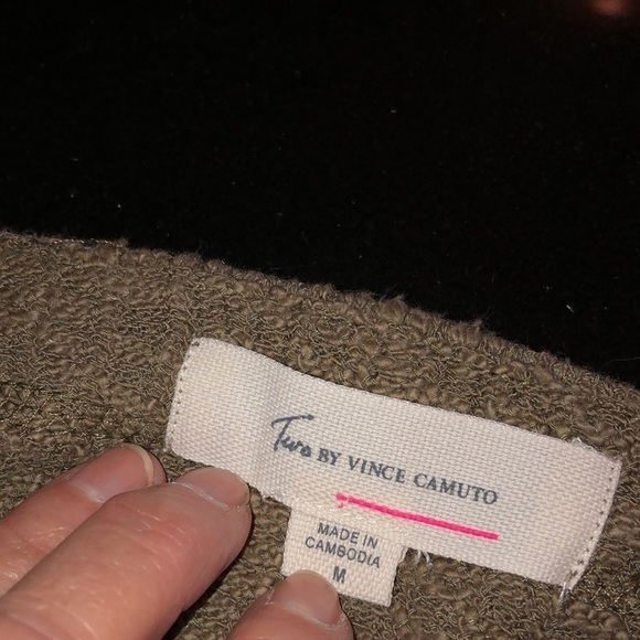 Two by Vince Camuto Nubby Textured Long Sleeve Cardigan Sweater Size Medium - Picture 6 of 7